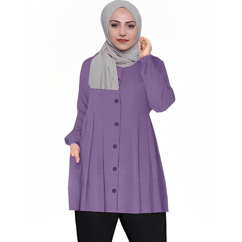 [NEW BLOUSE] BLOUSE MUSLIMAH BUTTONG IRON LESS POST SITAP HARI | Shopee ...