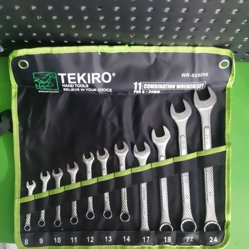 Wrench Ring set / Combination Wrench set 824mm 11Pcs Tekiro WR SE0296 Shopee Singapore