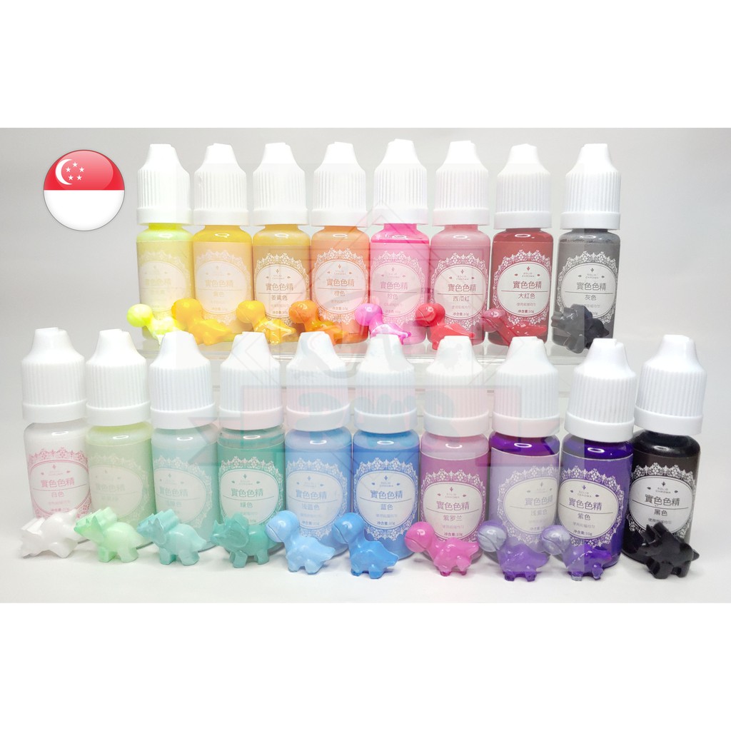 Epoxy UV Resin Pastel Color Art Ink Pigment Liquid Coloring Dye Ink ...