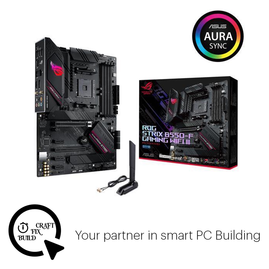 [LOCAL WARRANTY] ASUS ROG STRIX B550F B550XE X570E CROSSHAIR GAMING