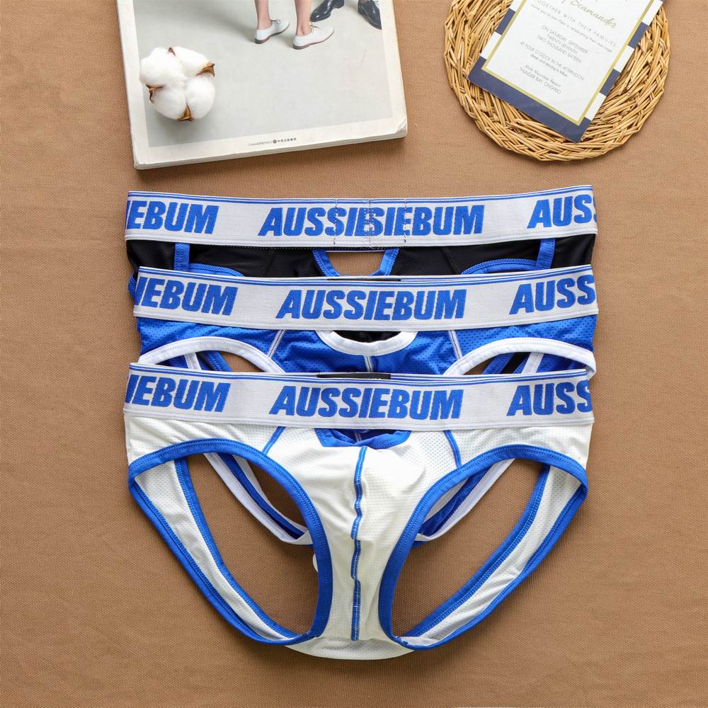 Aussie Bum Men Mesh Jockstrap Underwear Jock Strap Briefs (Discreet