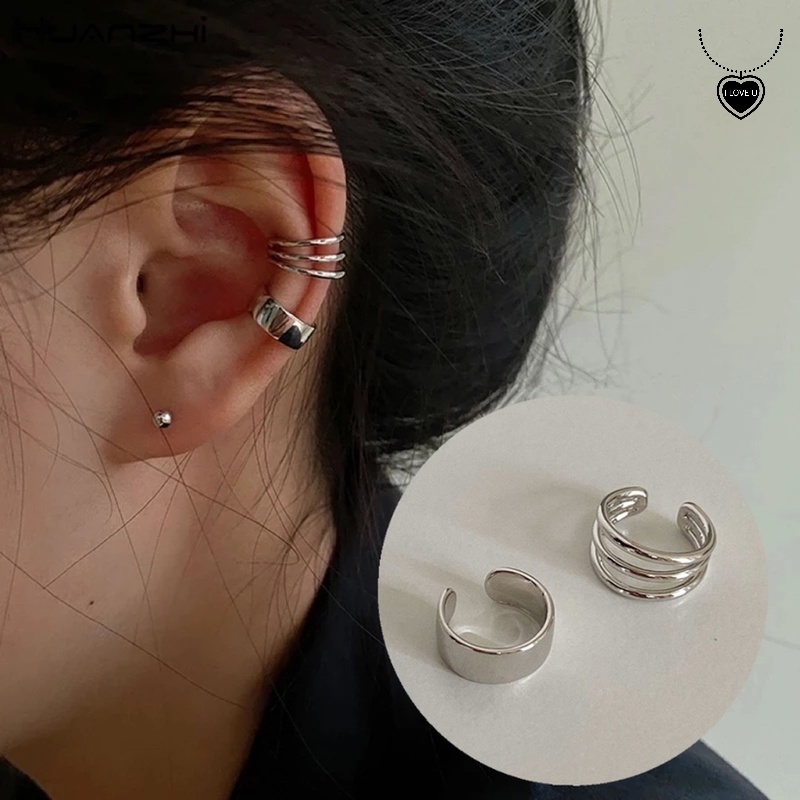 Cartilage double sale hoop earrings