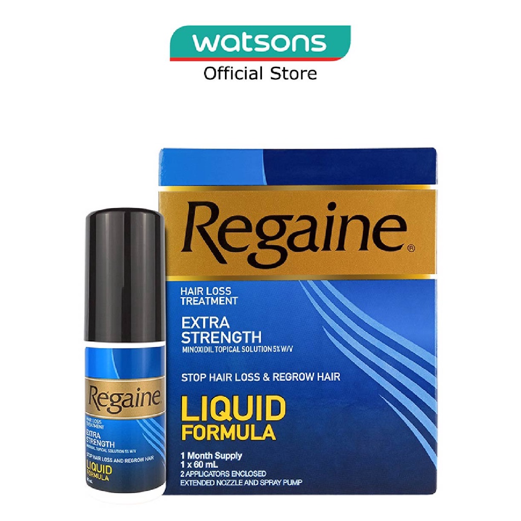 Regaine Extra Strength Minoxidil Topical Solution 5% W/V Solution(For Hair Regrow & Hair Loss Treatment) 60ml