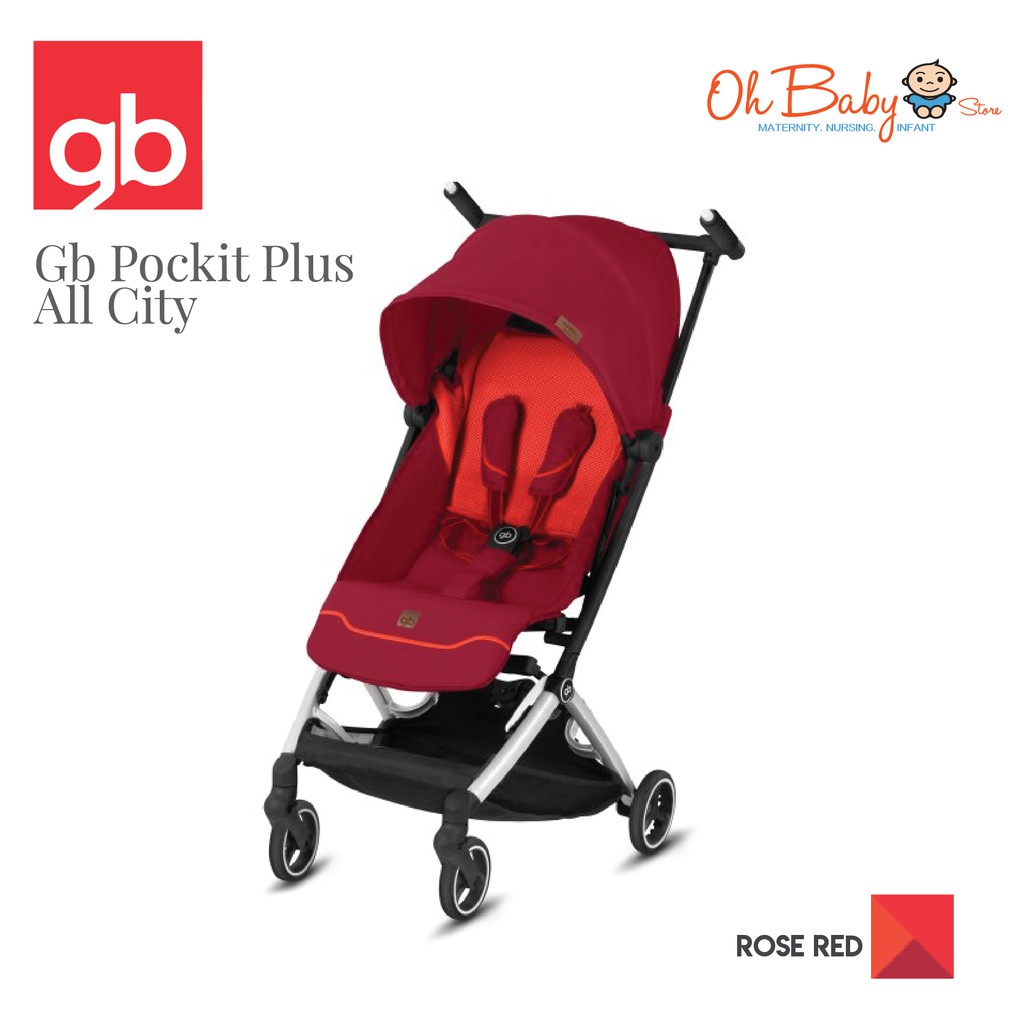 Gb Pockit Plus ALL CITY Baby Stroller World LIghtweight Stroller with Reclining Seat 6mth to 22kg VELVET BLACK Shopee Singapore