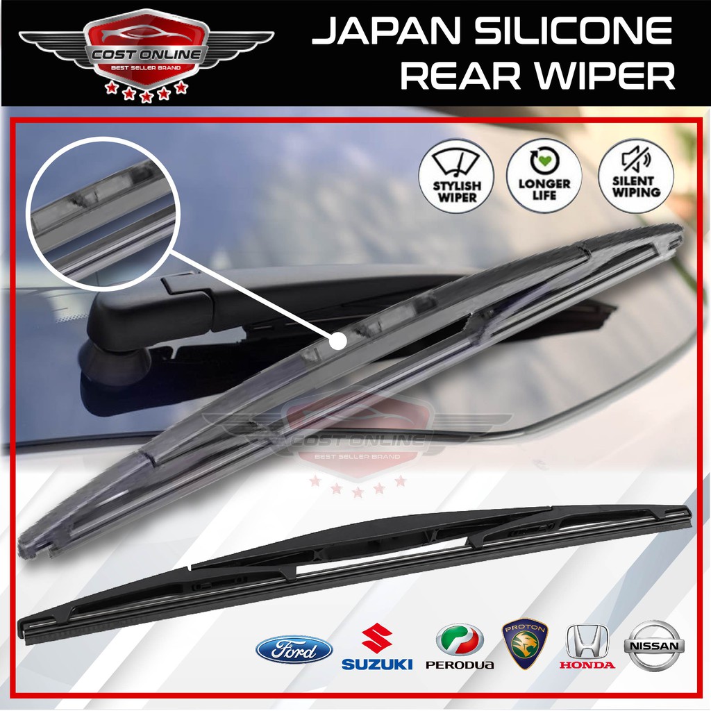 H306 Japan Silicone Car Rear Wiper 10/12/14/16 inch For Honda ...