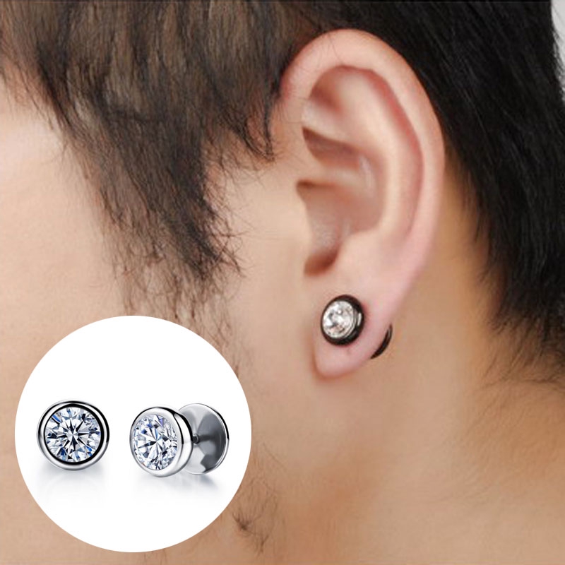 Mens deals crystal earrings