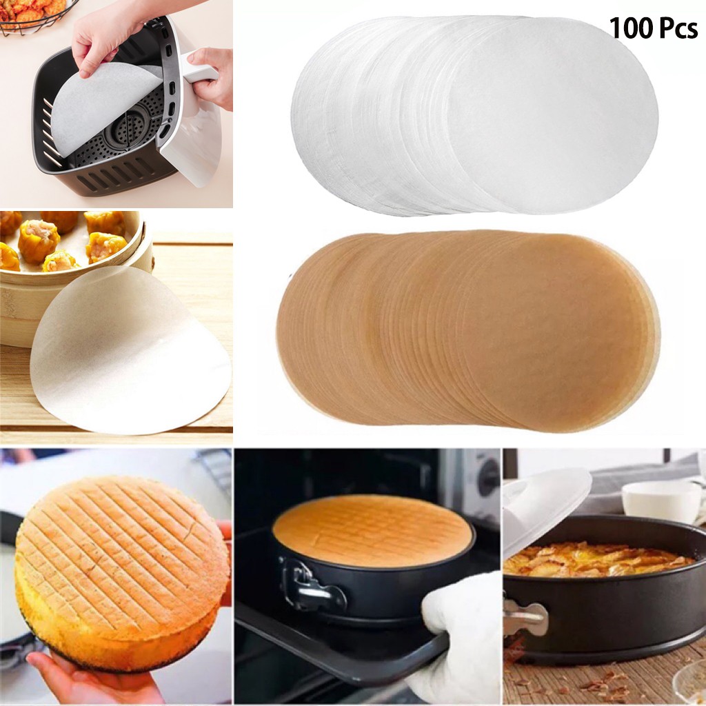  100pcs Parchment Paper Rounds 9 Inch Diameter Precut