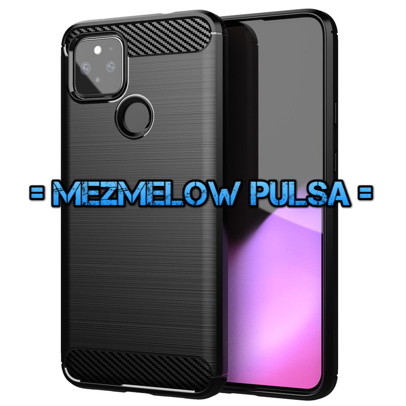 TPU Fiber Carbon Casing Caseng Case Softcase GOOGLE PIXEL 5A - Gambar 3