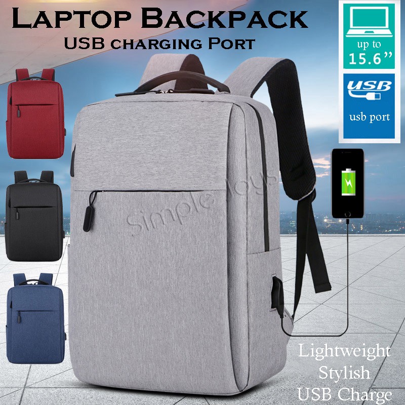 Waterproof Business Laptop Backpack Computer Bag | Shopee Singapore