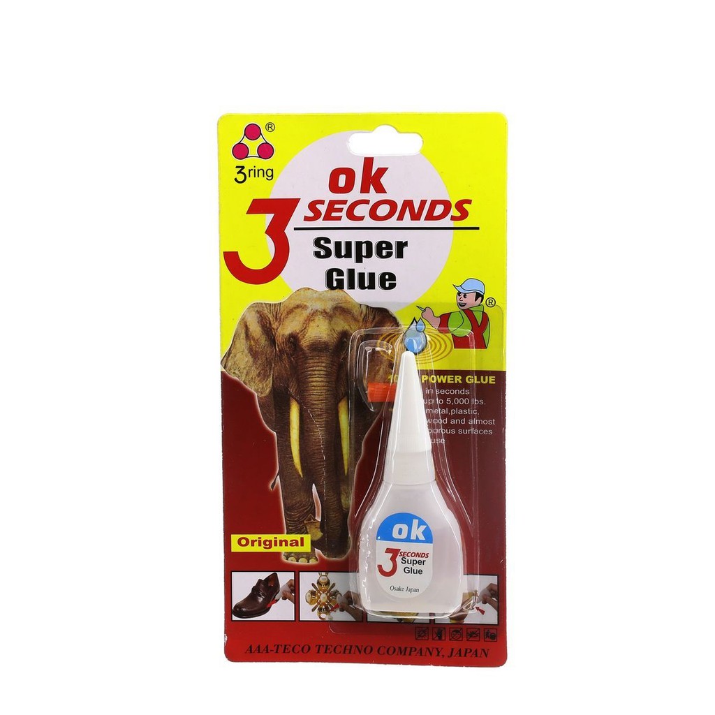 3 Second SuperGlue MR DIY Original Super Fast Super Strong Super Easy