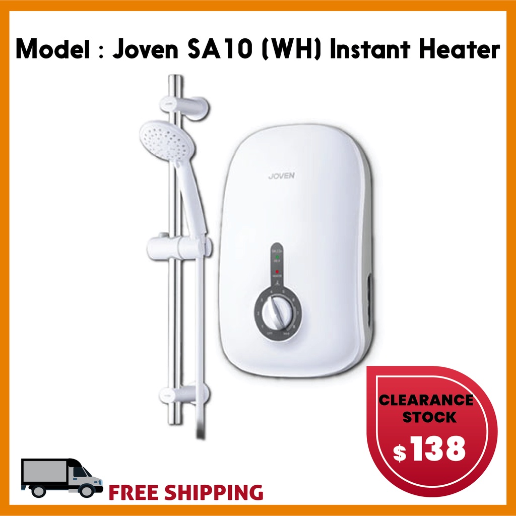 Joven SA10 (WH) Instant Water Heater | Shopee Singapore