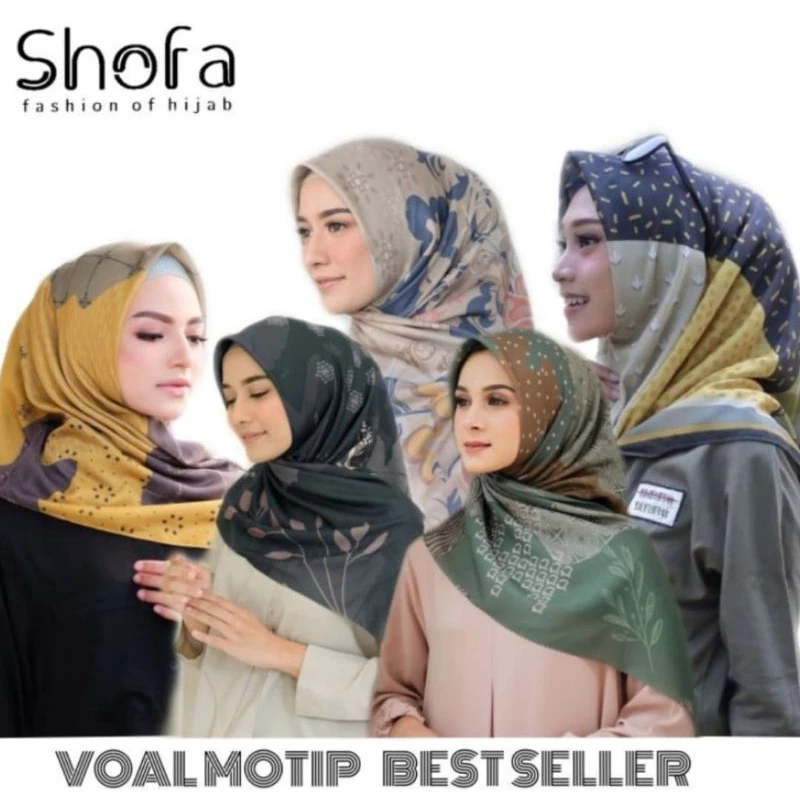BEST SELLER...!!! Kerudung Segi Empat Lasercut / Hijab Segi Empat Denay Premium