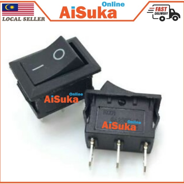 3 Pins 2 Ways Rocker Switch On-Off