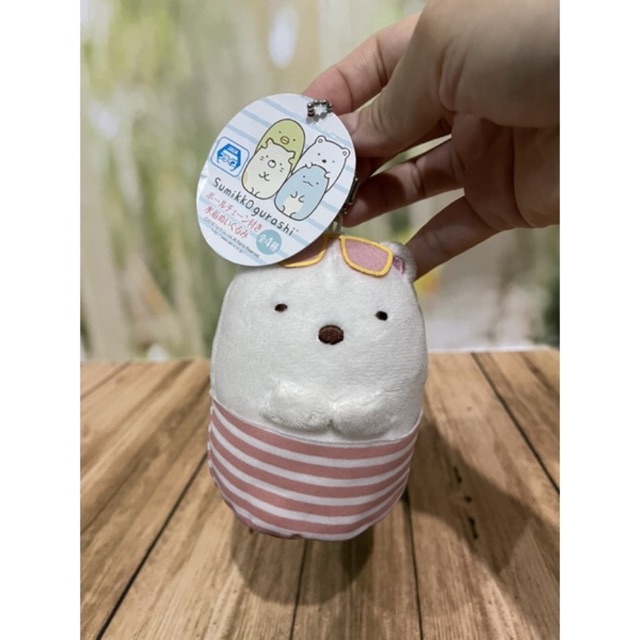 sumikko gurashi sumiko shirokuma/shirokuma plush keychain/shirokuma/shirokuma sumikko gurashi - Gambar 3