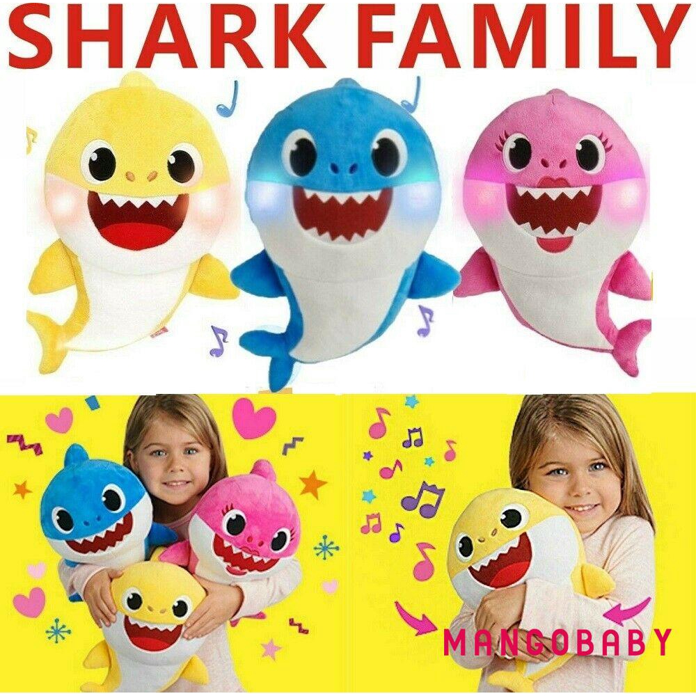 Singing baby shark clearance toy english