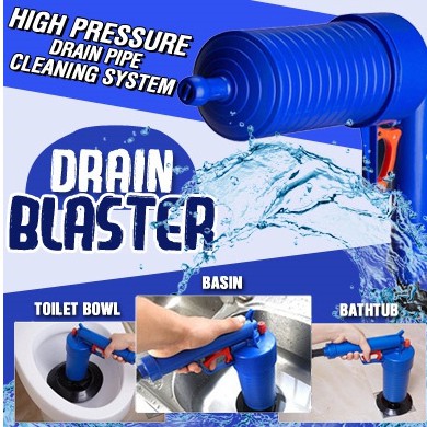Krafter- 4 in 1Toilet Plunger, HIGH Pressure Air Drain Blaster ...