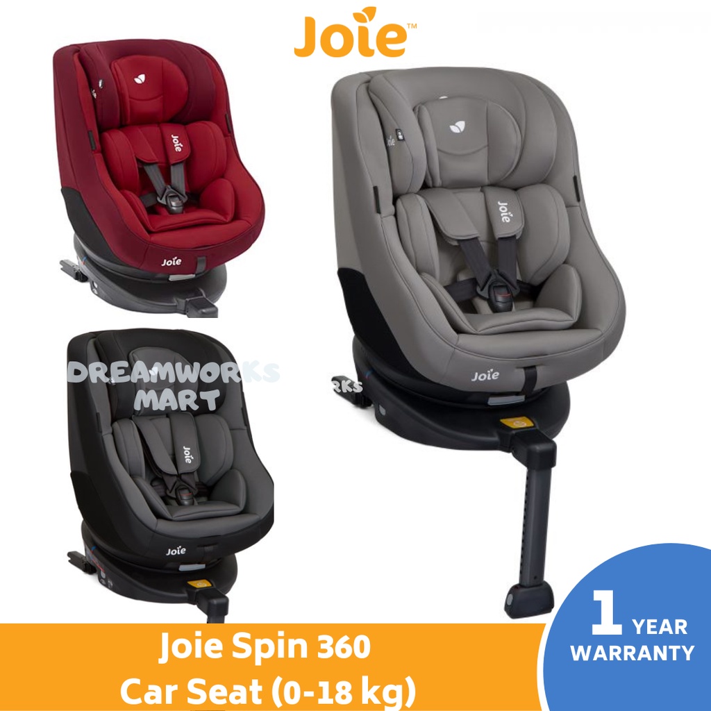 Joie Spin 360 Car Seat (018 kg) 1 year Warranty Shopee Singapore