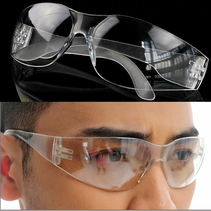 Laboratory Spectacle Safety Clear Glasses Goggles Work Eye Protective