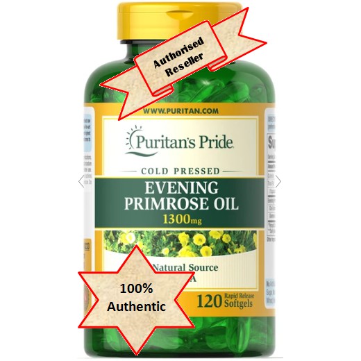 Puritan's Pride Evening Primrose Oil 1000/1300 mg with GLA Shopee