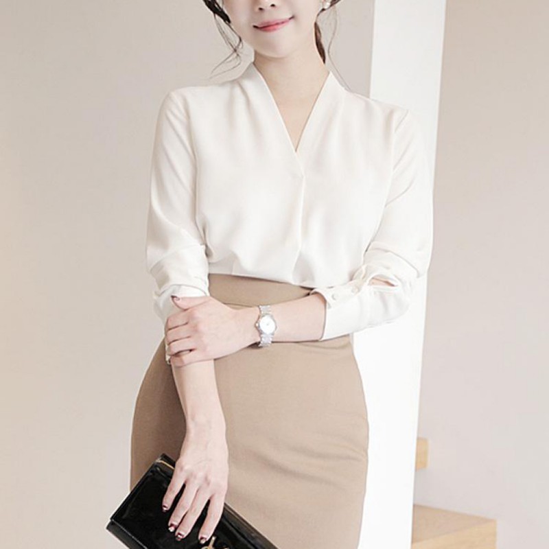 Elegant white blouse online