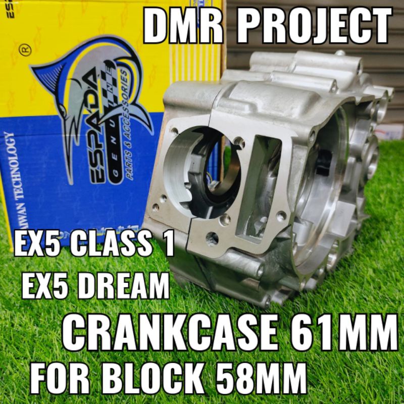 EX5 CLASS 1 / DREAM CRANKCASE 61MM ( FOR BLOCK 58MM ) ESPADA ENGINE ...