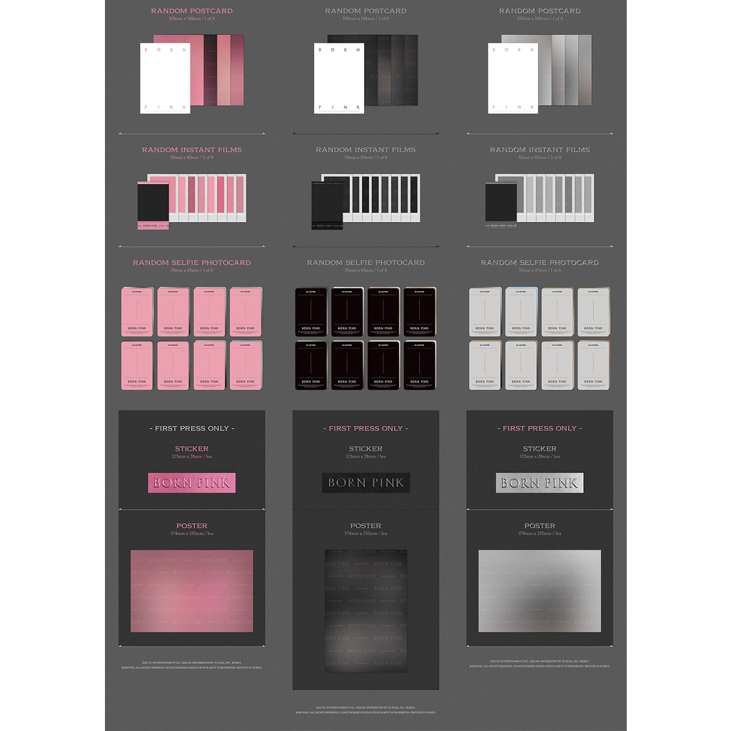 BLACKPINK - BORN PINK (2nd Album) [BOX SET ver.] | Shopee Singapore