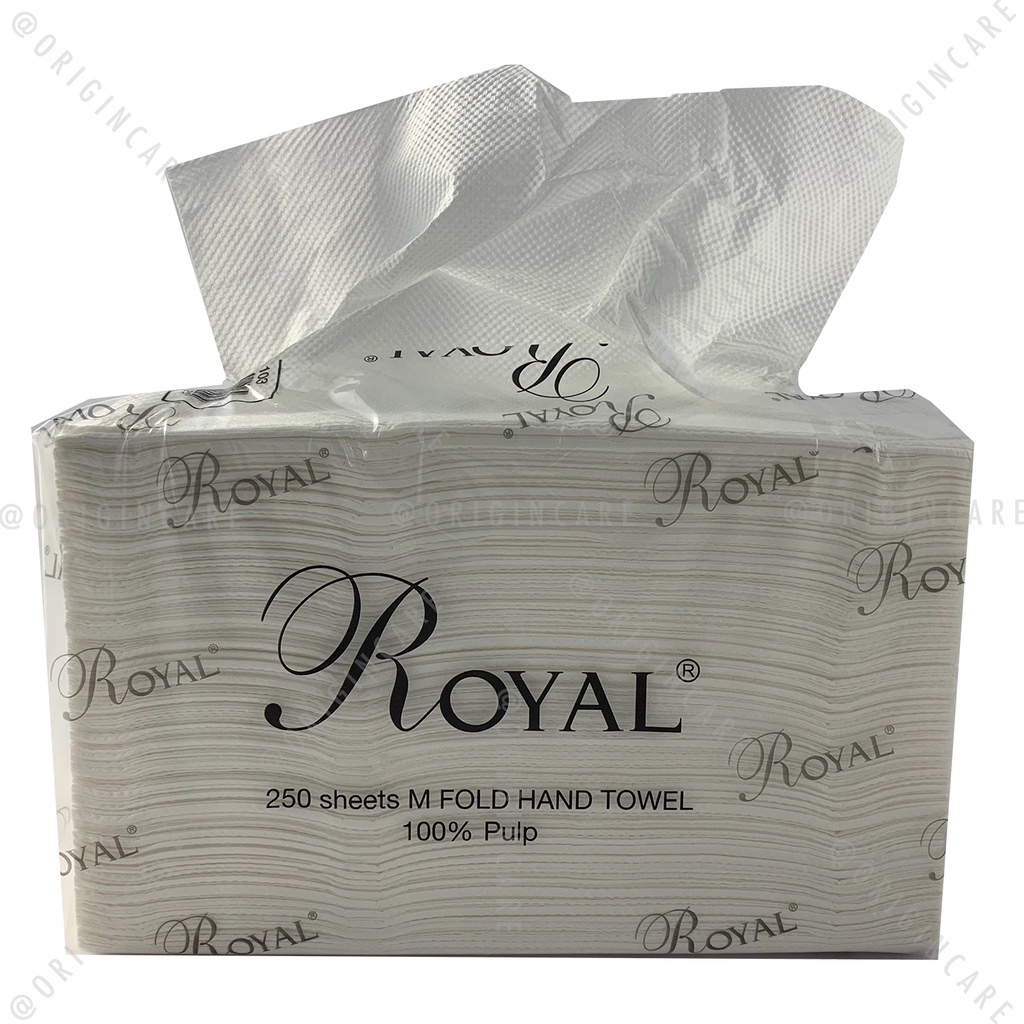 ROYAL M Fold Tissue Hand Towel Shopee Singapore