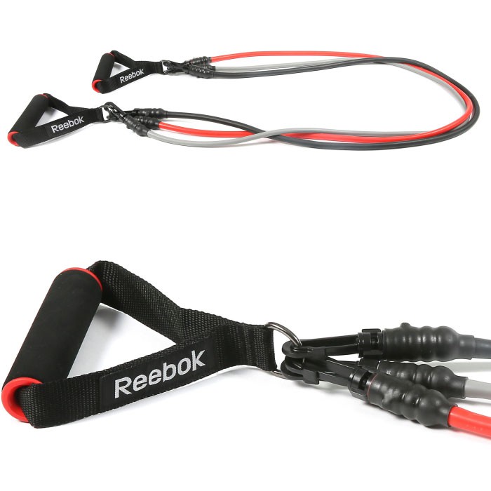 Reebok Power Tube Set RATB 30034 3 interchangeable resistance levels Shopee Singapore