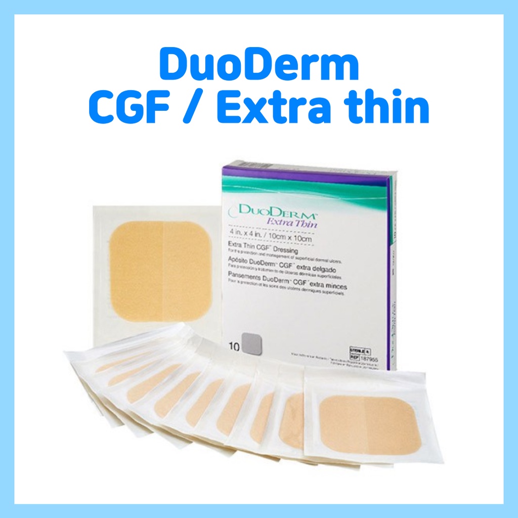 convatec duoderm cgf / duoderm extra thin hydrocolloid patch band aid wound dressing duoderm