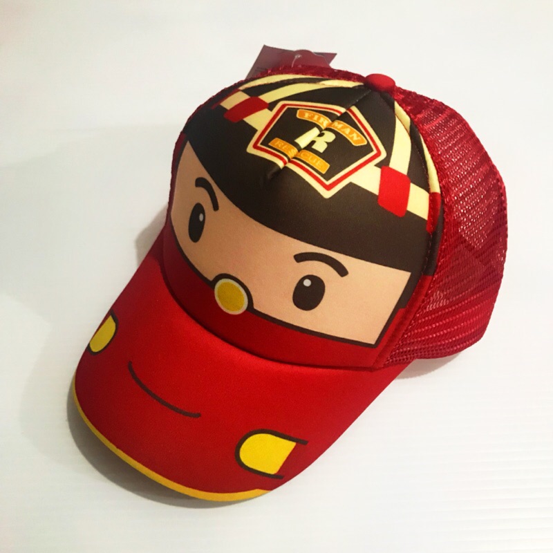 Hat Shop Children's Net Cap Baseball Rescue Little Hero Robocar Big Red ...