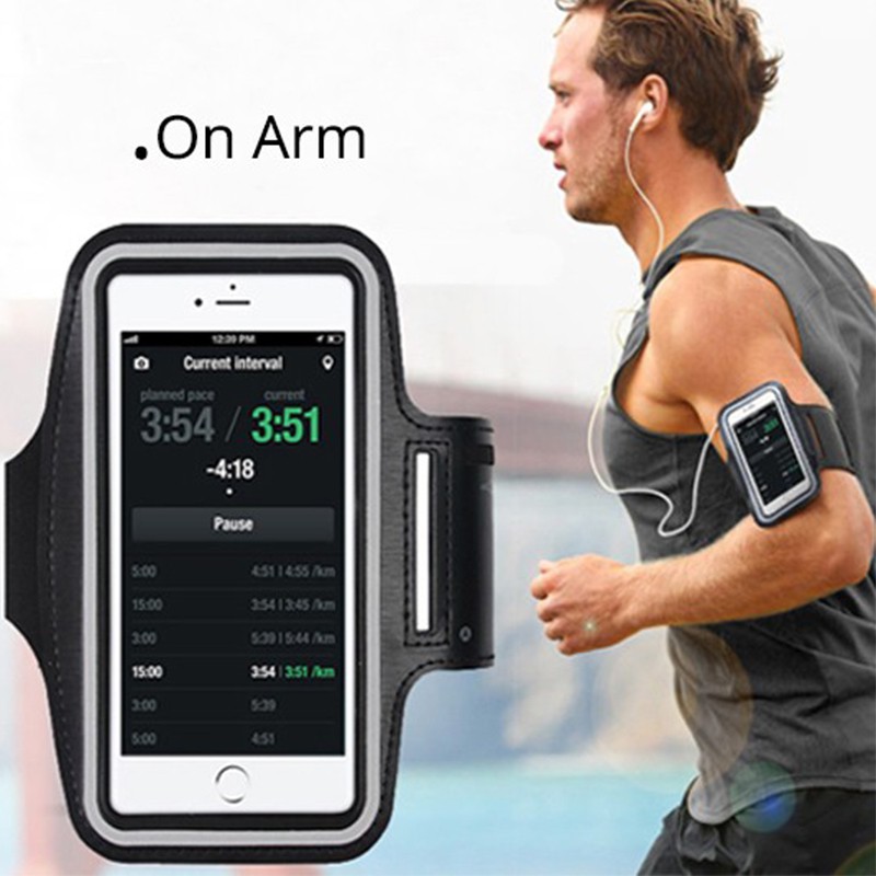 US Universal Sport Arm Band Cell Phone Holder Running Jogging Gym Arm Band  Bag