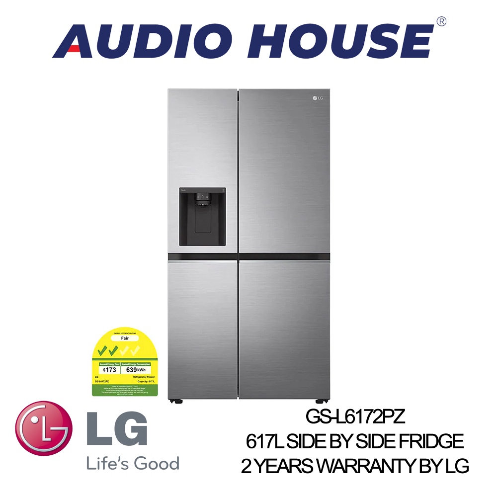 LG GSL6172PZ 617L SIDE BY SIDE FRIDGE***2 YEARS WARRANTY BY LG*** Shopee Singapore