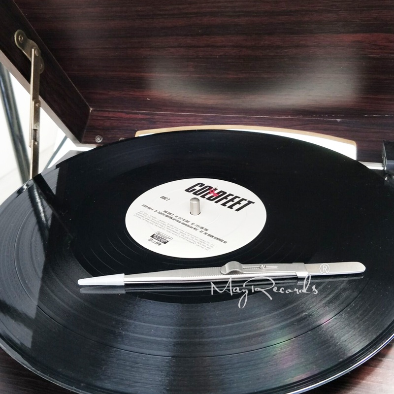 Antislip Stainless Steel LP Vinyl Record Cartridge Stylus Turntable