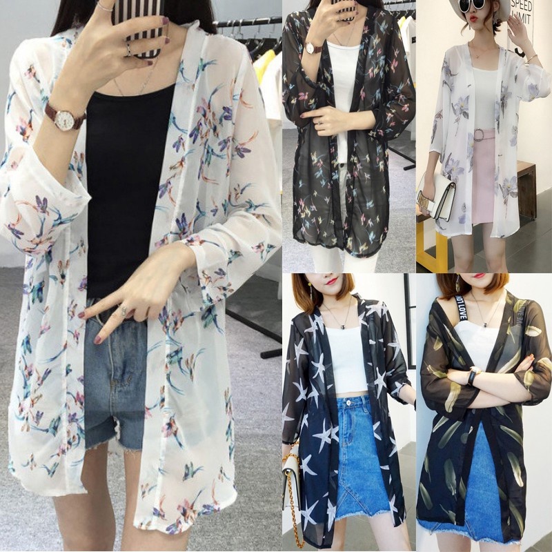 Maxi hot sale cardigan kimono