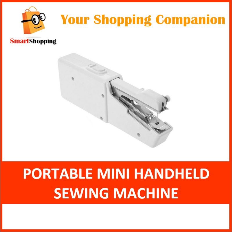 Portable Mini Hand Held Sewing Machine Handy Stitch Multi Function ...