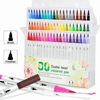 12 24 36 48 60 80 100 Colors Alcohol Markers Dual Tip Water Watercolor Art  Supplies Markers Brush Pens Marker Set - China Dual Tip Brush Marker, Dual  Tip Brush Pen