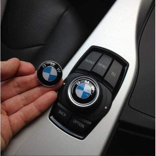 [Ready Stock] 1pcs 29mm Car decoration Sticker Car Multimedia button sticker For BMW F30 F10 F20 X1 X3 X5 X6 M3 M5 M6 E46 E39 E90