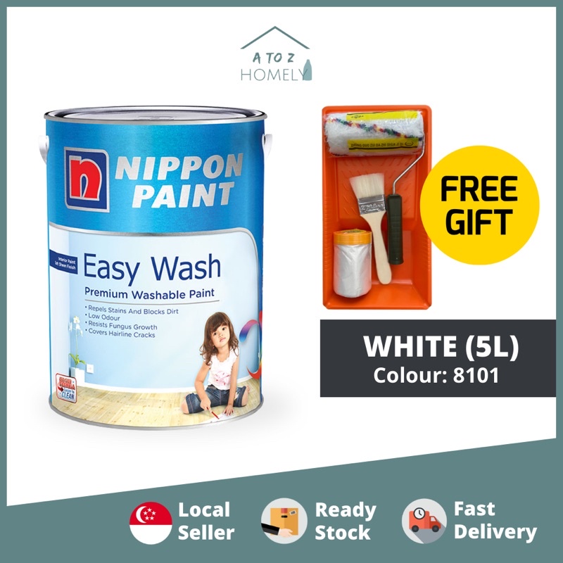 [SG Stock] Nippon White Paint Vinilex / Easywash Shopee Singapore