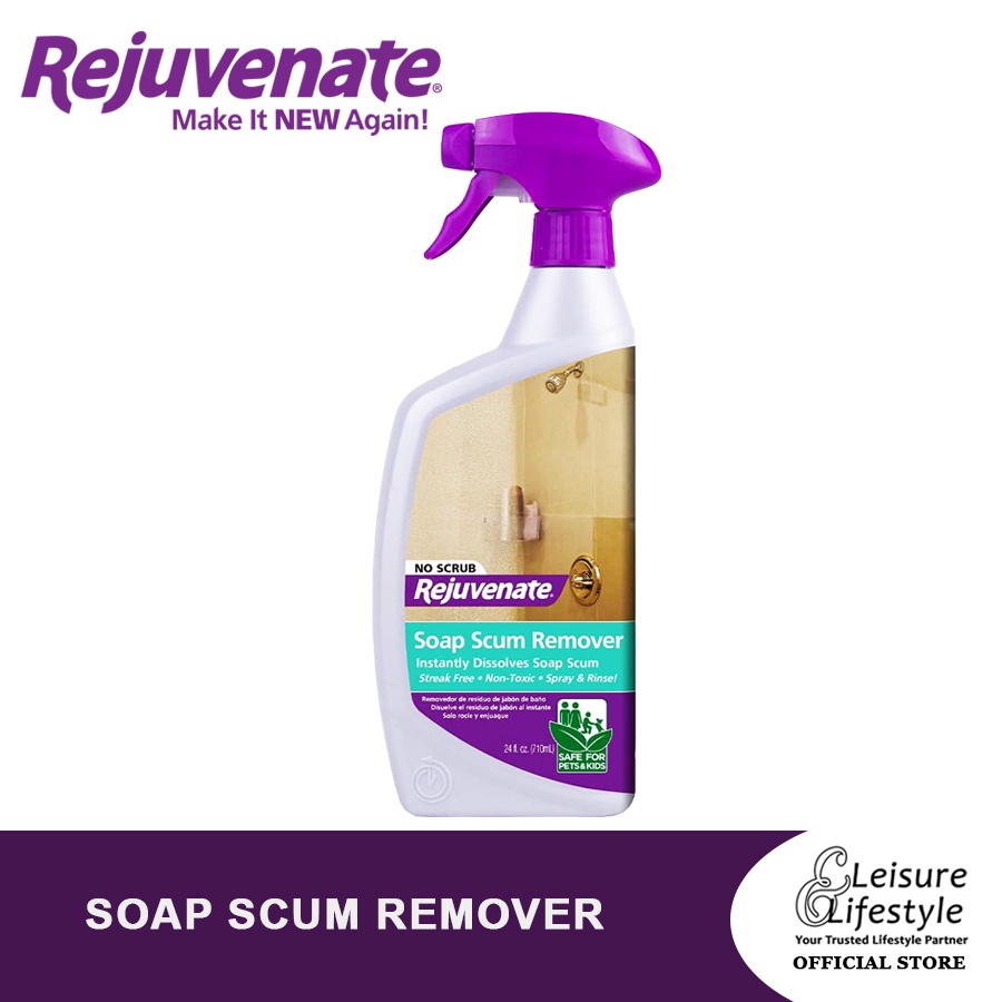 Rejuvenate Soap Scum Remover 947ML NonToxic Soap Scrum Cleaner
