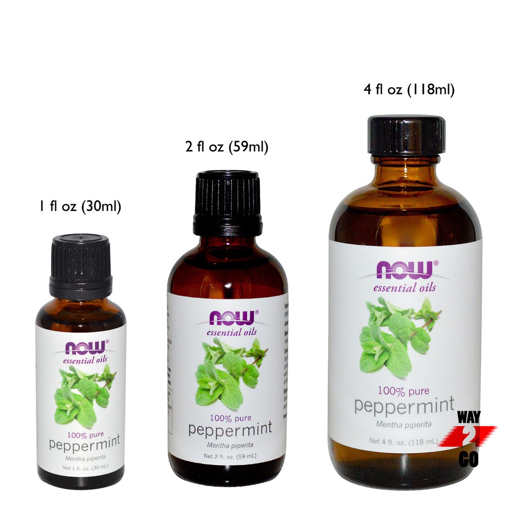 100 % Pfefferminzöl - grüne Minze 30 ml NOW FOODS main image 0