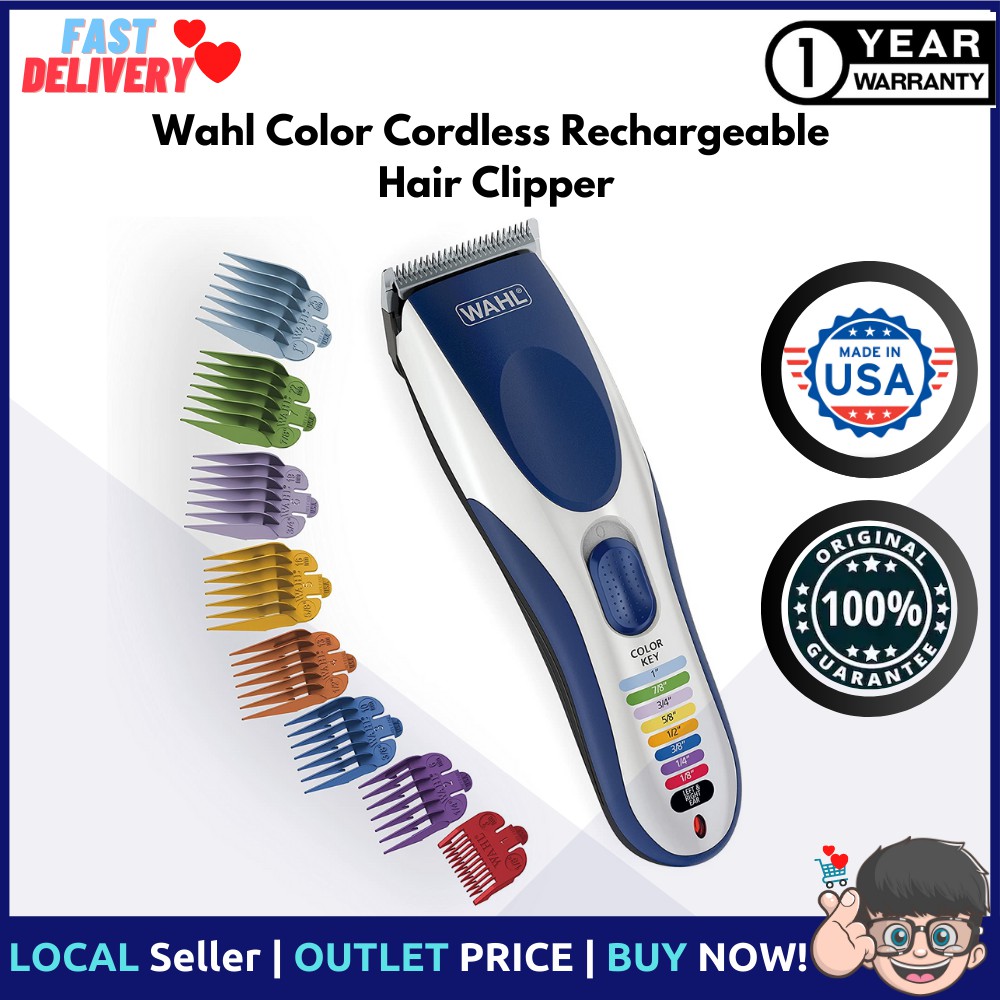 Wahl color pro cordless on sale rechargeable hair clipper