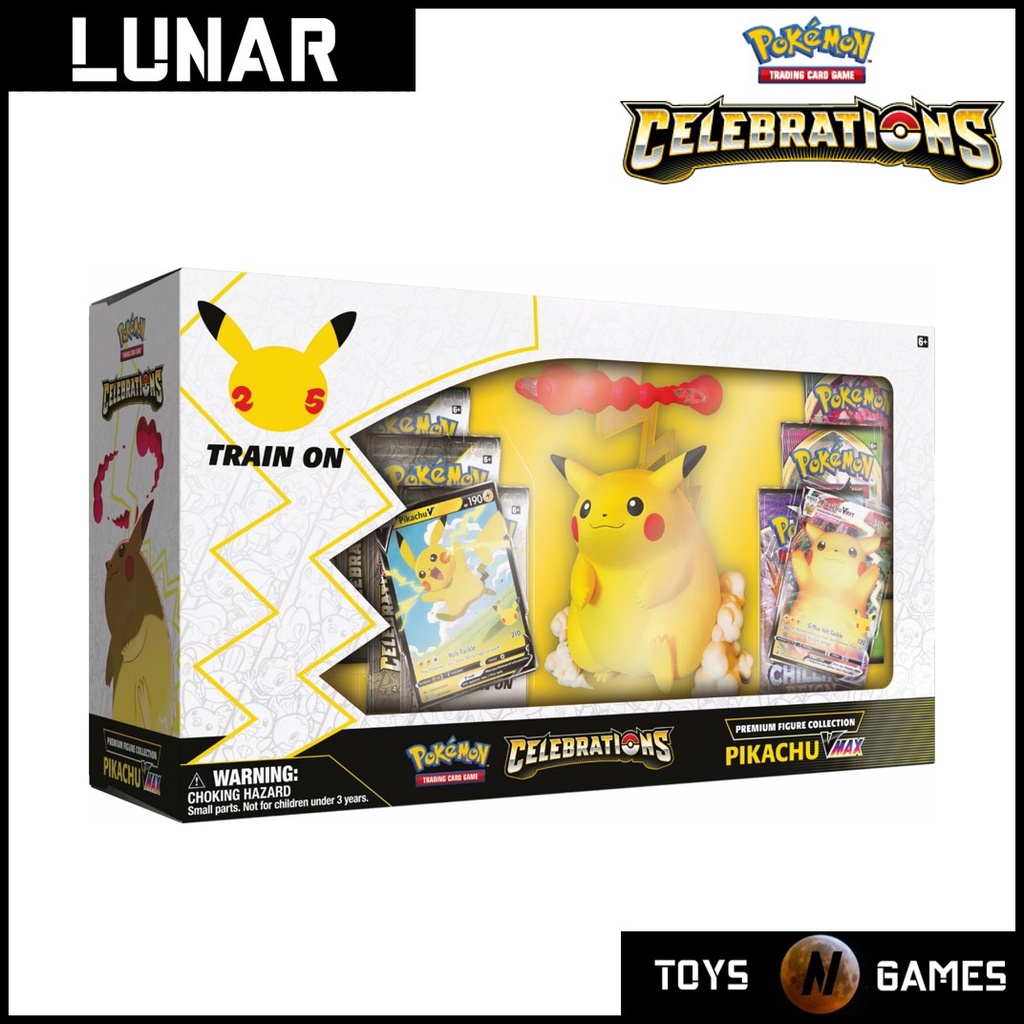 Pokemon Celebrations Pikachu VMAX newest Premium Figure Collection