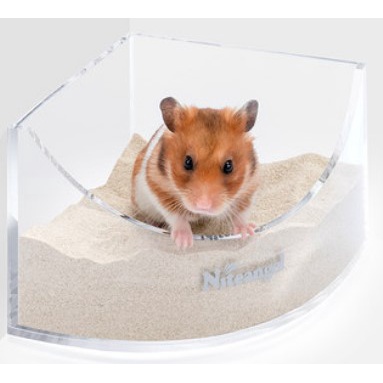 Niteangel Hamster Desert Bath Sand | Stofvrij bad of zindelijkheidszand voor hamster Syrische Gerbilmuizen Degu of andere kleine huisdieren
