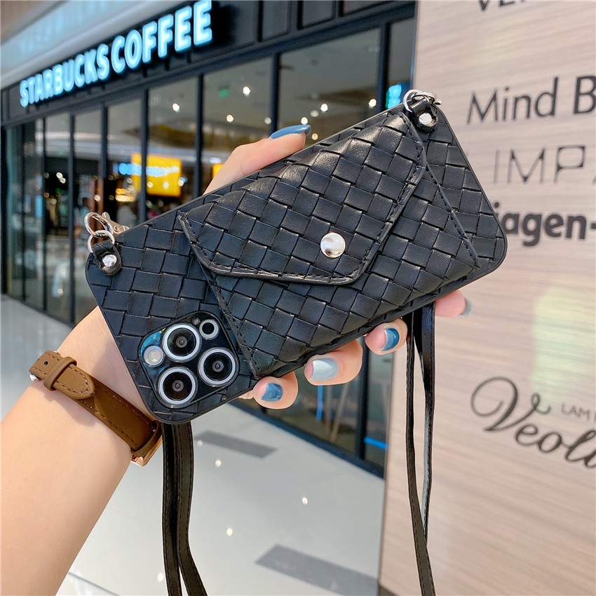 Samsung Galaxy S23 S22 S21 S20 S10 FE Plus Ultra Lite ins Fashion Multifunction Card Slots Wallet Case Lanyard Retro PU Leather Crossbody Casing
