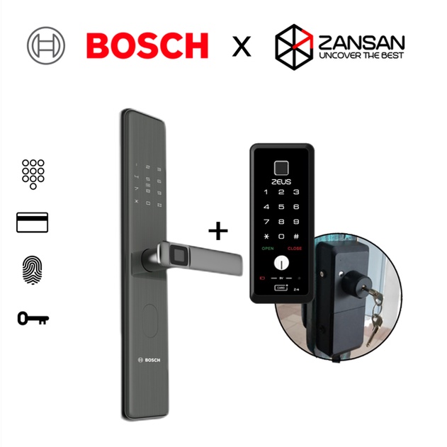 Bosch ID30B Digital Door Lock & Zeus Z4G Digital Gate Lock // Passcode