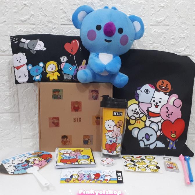 Bt21 Bts Gift Package Doll Bt21 Gift Box Bts | Shopee Singapore