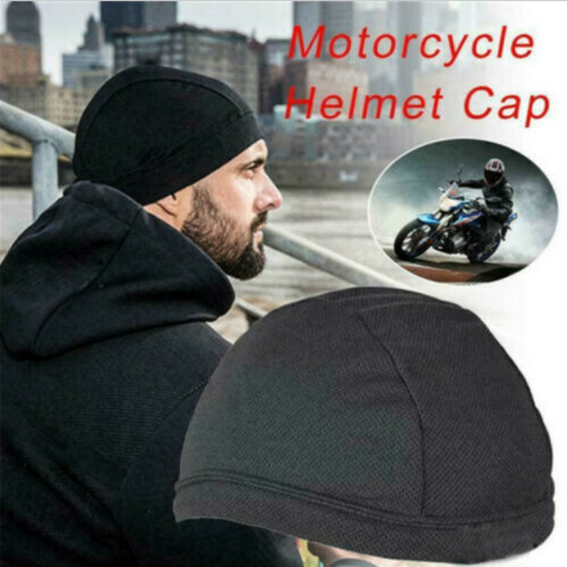 Quick Mens Drying Hat Cycling Skull Cap Bike Motorbike Under Helmet ...
