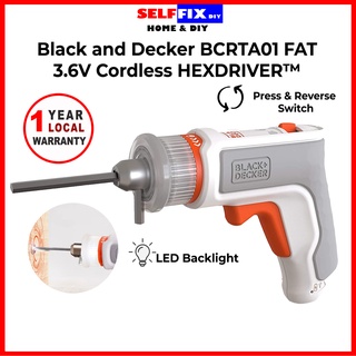Black + Decker HEXDRIVER Cordless Furniture Assembly Tool and