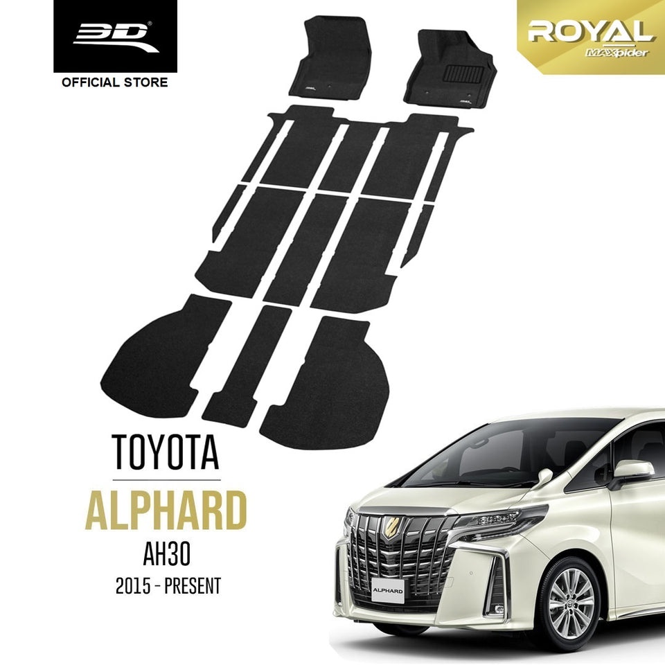 3D ROYAL Car Mat Toyota Alphard SC AH30 (2015 - 2022) | Shopee Singapore