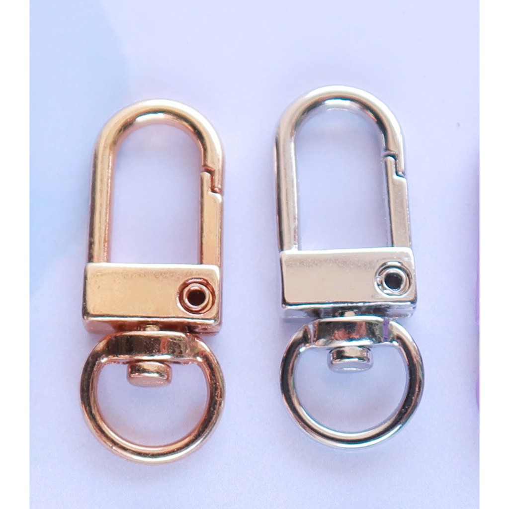 U-Shaped Keychain Gold Silver // Buy 1 (No Free) | Shopee Singapore